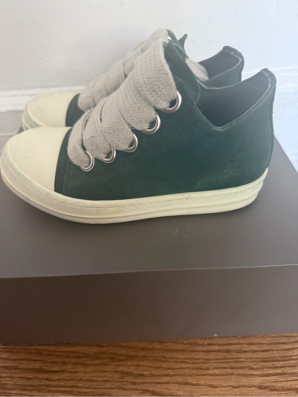 Rick Owen Jumbo Lace Sneakers